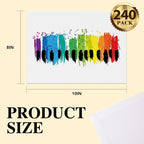 ESRICH Canvas Boards for Painting 8x10, 240 Pack Canvases for Painting Cotton - Image 2