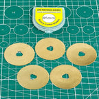 Titanium Coated 45mm Rotary Cutter Blades 50 Pack Rotary Blades - Image 2