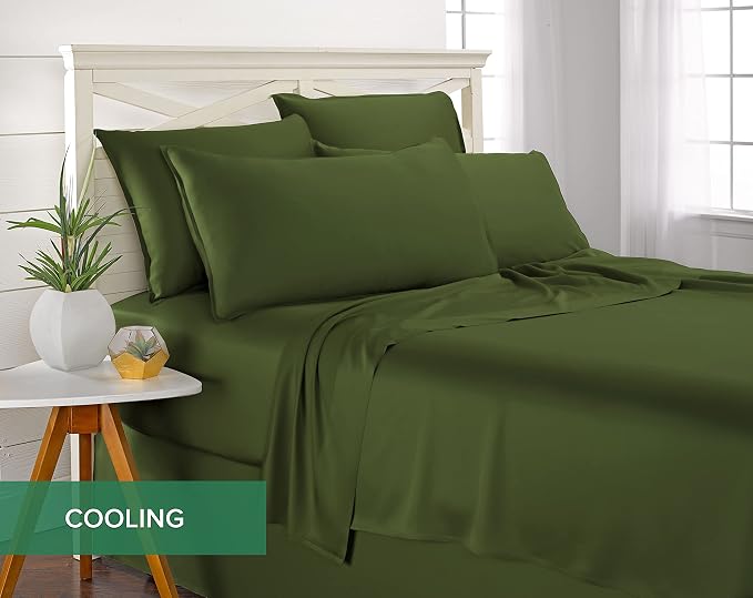 Pure Bamboo King Sheets, Genuine 100% Organic Viscose Derived from Bamboo Bed - Image 5