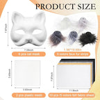 Seenelling DIY Therian Mask Kit Blank Cat Mask - Image 2