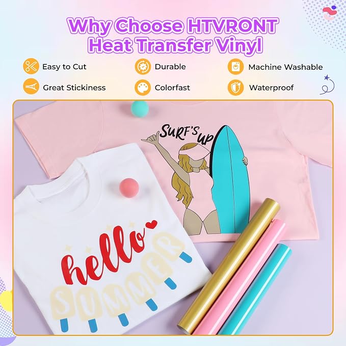 HTVRONT Heat Transfer Vinyl - Image 4