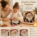 DIY Christmas Pearl Diamond Art Painting Kit, Cute Santa Elk Christmas Pearl - Image 3