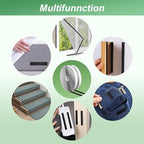 1''×41Ft Black Heavy Duty Hook And Loop Tape Adhesive, No Punching Picture Wall - Image 3