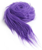 Shaggy Plush Faux Fur Fabric Precut Strips Purple Fur Fluffy Fuzzy Craft Fur by Unknown