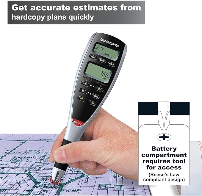Calculated Industries Scale Master Pro 7.3-Inch Digital Plan Measure | 72 - Image 3