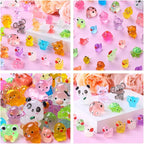 DIYDEC 60PCS Luminous Mini Resin Animals 60 Styles Miniatures Glow in The Dark - Image 6
