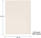 Aida Cloth 14 Count Cross Stitch Fabric, 19×28inch | 100%Cotton, Uniform Even - Image 2