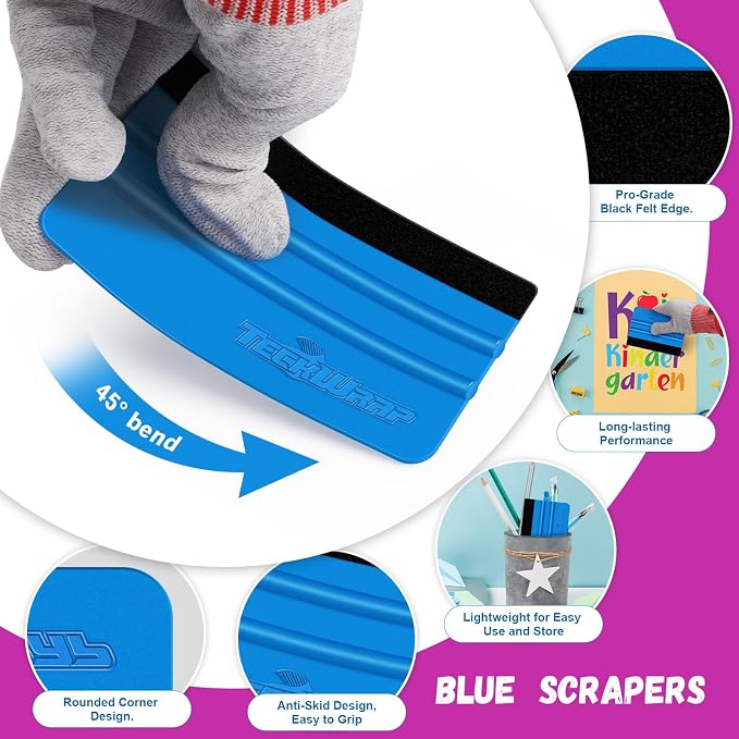 TECKWRAP Professional Felt Squeegee - Image 3