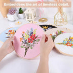 RidaaFri Embroidery Kit for Beginners, Hand Embroidery Practice Set - Image 4