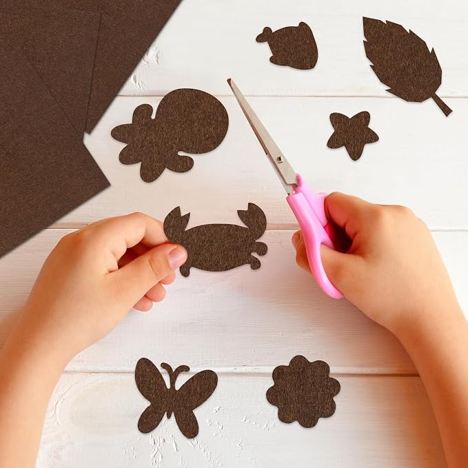 NACHLYNN 20Pcs Self Adhesive Felt Fabric Sheets 7"x11.5" /18x29cm Sticky Back - Image 3