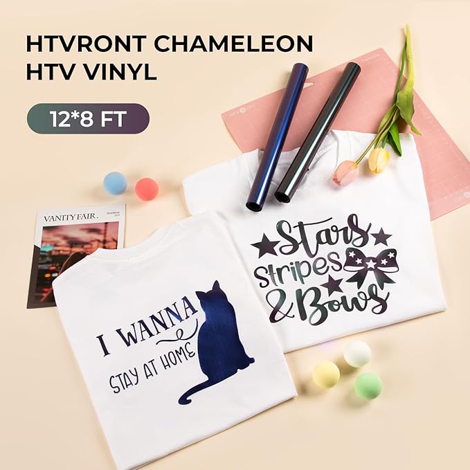 HTVRONT Chameleon HTV Heat Transfer Vinyl - Image 6