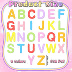 656 Pcs Foam Letter Stickers, Self-Adhesive EVA Alphabet Stickers Small 1 Inch - Image 2