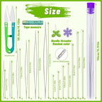 86 Pcs Beading Needle Set, 6 Sizes Big Eye Beading Needles - Image 2