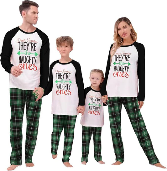 Awoscut Family Christmas Pajamas Matching Pajamas for Family, Xmas PJs Sets Holiday Sleepwear