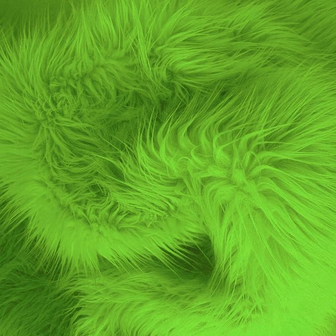 Faux Fake Fur Long Pile Luxury Shaggy/Craft, Decorations / 60" Wide/Sold by The by FabricEmpire