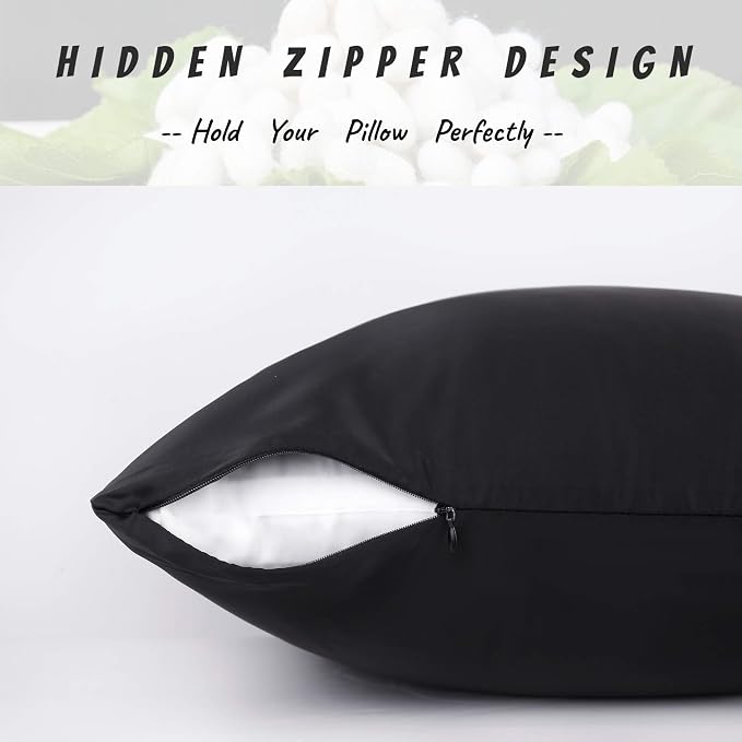 100% Silk Pillow Cases 2 Pack, Mulberry Silk Pillowcase - Image 4