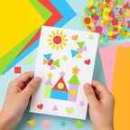 3240Pcs Foam Stickers Foam Shape Stickers Colorful Self Adhesive, 8 Colors - Image 5