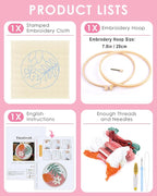 TINDTOP Punch Needle Kits, Punch Embroidery Kits - Image 2