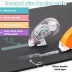 4 Pack Double Sided Tape Roller, Scrapbook Supplies, Glue Tape Roller - Image 4