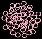 Round Carabiner Clip Bulk 48pcs 1 Inch Colorful Circle Carabiner Key Ring Clips - Image 2