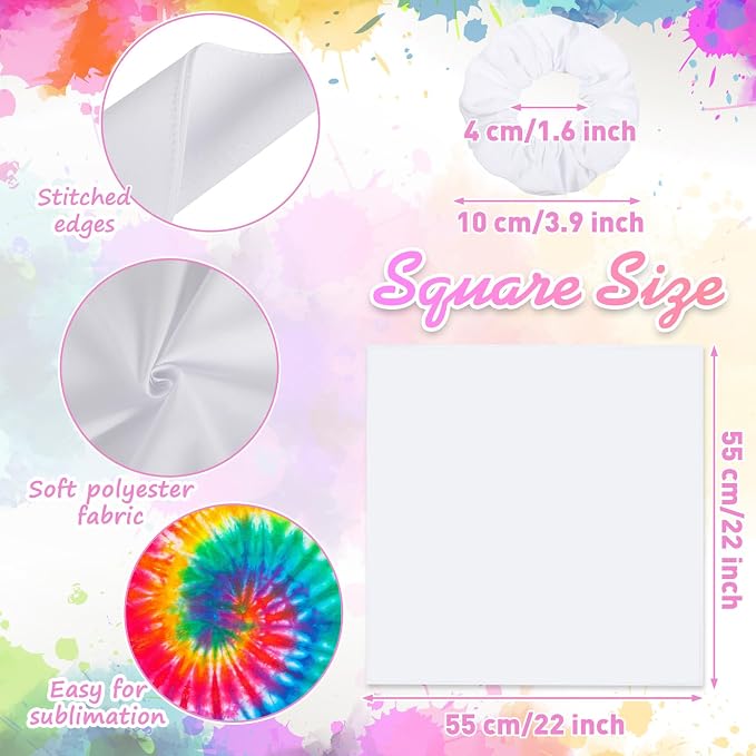 Tudomro White Cotton Bandana and Scrunchies - Image 2