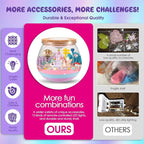 Unicorn Terrarium Crafts Kit for Kids: LED Night Light-Up DIY Toys - Image 5