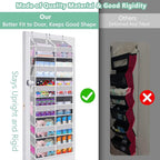 UVIAHOMI Heavy Duty Over The Door Organizer 6 Tiers, Extra Large Behind Door - Image 6