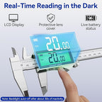 Rechargeable Digital Caliper 6 Inch, High-Precision Stainless Steel Vernier - Image 3