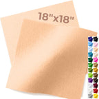 IONTACH 18" X 18" Soft Felt Sheets 1.6mm Thick | Acrylic Felt Fabric Sheets by IONTACH