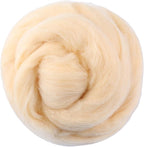 3.53oz Wool Roving, Wool Felting Supplies, Pure Wool, Chunky Yarn, Spinning by Jupean