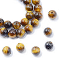 AD Beads Natural Gemstone Round Loose Beads 15" by ADBeads