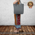 TOPDesign 1-Pack Super Strong Large 12oz Cotton Canvas Tote Bag, Reusable - Image 2