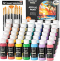 Shuttle Art Acrylic Paint, 42 Colors Acrylic Paint Set by ShuttleArt