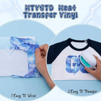 HTVSTD Lighting Heat Transfer Vinyl 6 Sheets 12×10in Iron on Vinyl | Lighting - Image 3