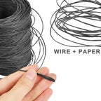 TIMESETL 656 Feet Floral Bind Wire Rustic Vine Wrapping Wire, Paper Covered - Image 3
