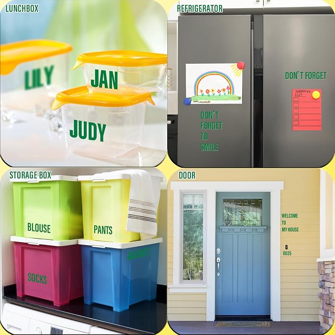 Letter Stickers, Mailbox Numbers, 2 Inch Waterproof Vinyl Alphabet | 2 Inch - Image 4