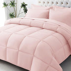 JOLLYVOGUE Queen Comforter Set, Ultra-Soft Bed in a Bag Queen Size 7 Pieces by JOLLYVOGUE