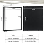 12×16 Shadow Box Frame Display Case - Image 2