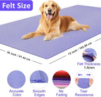 XSEINO Lavender Large Felt Fabric 72" X 36 ", 1.4 mm Thick Soft Felt Fabric - Image 2