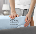 RUVANTI 100% Cotton Sheets – King Size Percale Bedding, Cooling & Breathable - Image 6