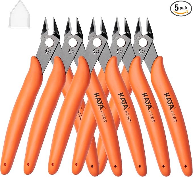 KATA Mini Flush Cutters, 5-Inch Wire Cutters Plier by KATA