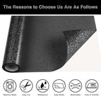 Black Glitter HTV Heat Transfer Vinyl Roll 12inch x 10 ft - Image 3