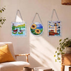 73 Pcs Scenery Stained Glass Painting Starter Kit - Image 5