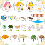 118 PCS Mini Fairy Garden Accessories Kit Miniature Garden Decorations Set Tiny - Image 3