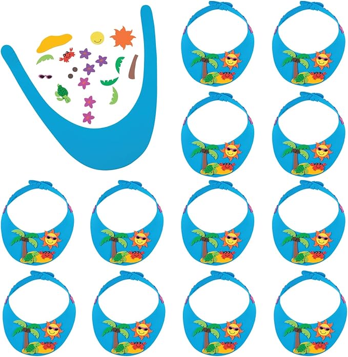 Fun Express Tropical Foam Visor Craft Kit by FunExpress