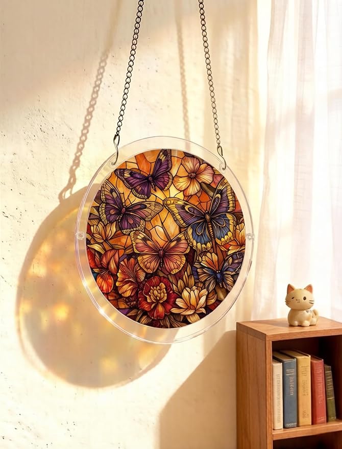 Acrylic Puzzle Suncatcher, Stained Glass Style Art DIY Puzzle - Image 7
