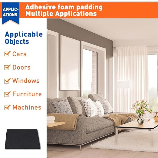 MAGZO 5Pcs Adhesive Foam Padding 1/8 in Thick X 12 in X 8 in | Closed Cell - Image 7