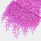 qiipii 3200PCS 4mm Rose Red Half Round Pearls Bulk by qiipii