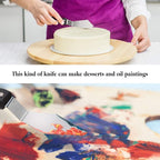 5-piece Large Palette Knife Set Stainless Steel Painting Knives - Image 5
