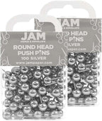 JAM PAPER Colorful Push Pins by JAMPaper